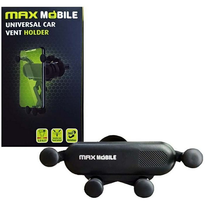 Stalak za mobitel Max Mobile Gravity Vent G260, crni