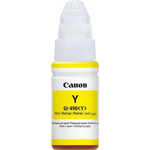 Tinta Canon GI-490Y, 0666C001, Yellow