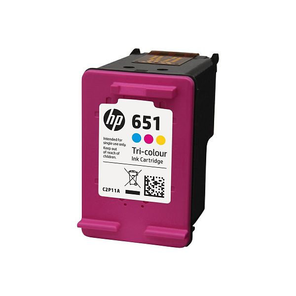 Tinta HP C2P11AE No.651, Tri-colour