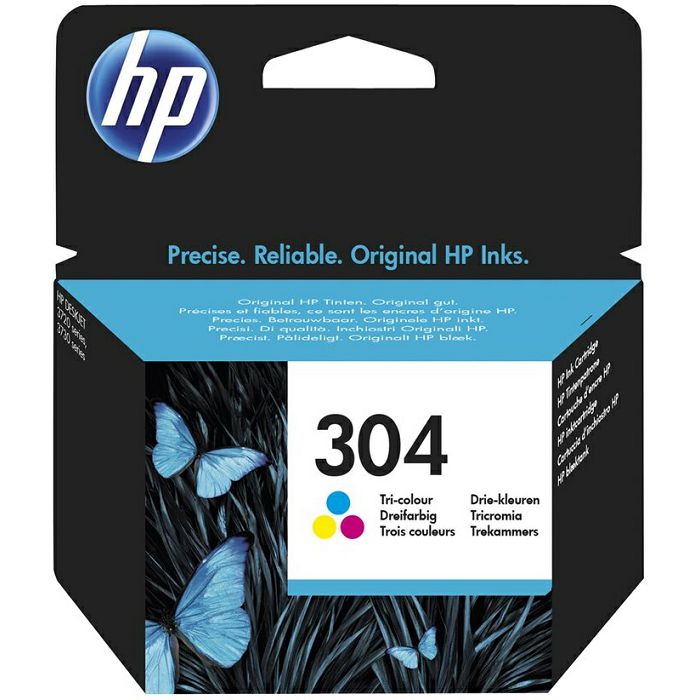 Tinta HP N9K05AE, No.304, Tri-color