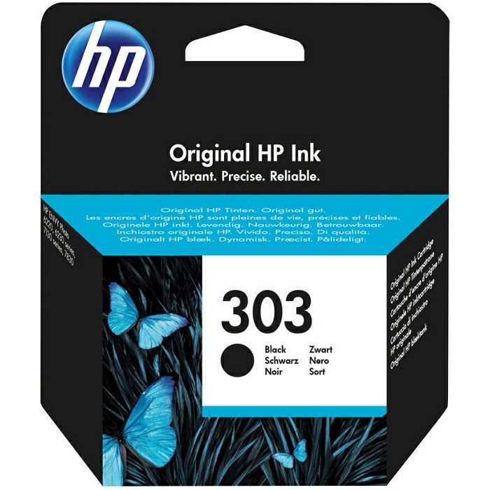 Tinta HP T6N02AE, No.303, Black