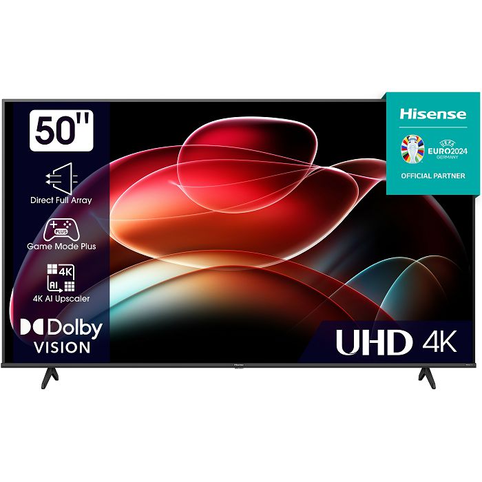 TV Hisense 50" 50A6K, LED, 4K, Smart TV