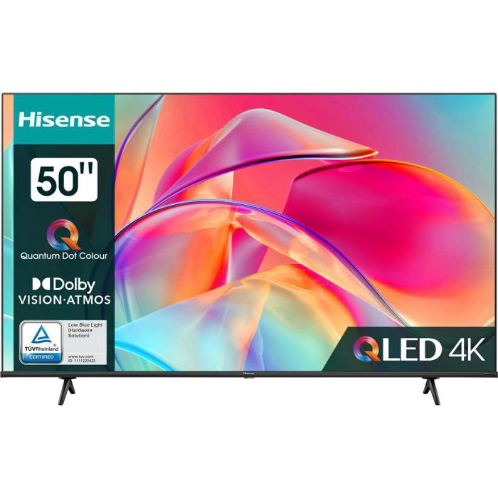 TV Hisense 50" 50E7KQ, QLED, 4K, Smart TV