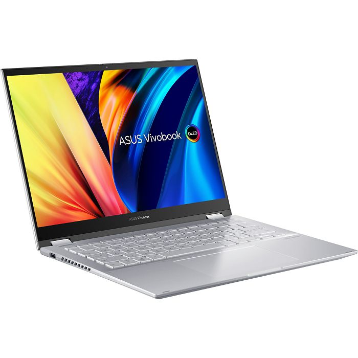Ultrabook Asus VivoBook S 14 Flip OLED, TN3402QA-OLED-KN521W, 14" 2.8K OLED HDR500 Touch, AMD Ryzen 5 5600H up to 4.2GHz, 16GB DDR4, 512GB NVMe SSD, AMD Radeon Graphics, Win 11, 2 god