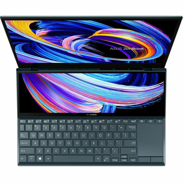 Ultrabook Asus ZenBook Duo 14, UX482EA-EVO-WB713R, 14" FHD IPS Touch, Intel Core i7 1165G7 up to 4.7GHz, 16GB DDR4, 1TB NVMe SSD, Intel Iris Xe Graphics, Win 10 Pro, 2 god
