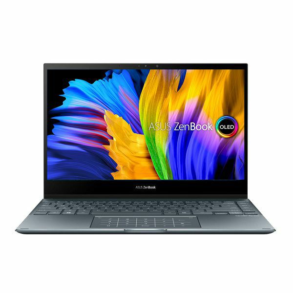 Ultrabook Asus ZenBook Flip 13 OLED, UX363EA-OLED-HP721X, 13.3" OLED HDR500 Touch, Intel Core i7 1165G7 up to 4.7GHz, 16GB DDR4, 512GB NVMe SSD, Intel Iris Xe Graphics, Win 11 Pro, 2 god