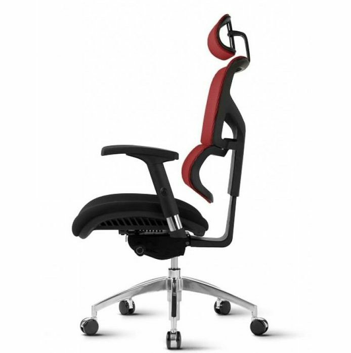Uredska stolica Ergovision Smart, crno-crvena