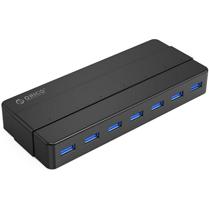 USB Hub Orico H7928-U3-V1, 7xUSB-A 3.0, crni