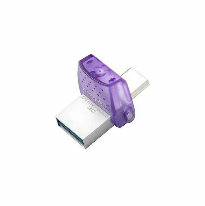 USB Stick Kingston DataTraveler MicroDuo 3C, USB 3.2, 64GB, dual USB-A/USB-C, ljubičasti