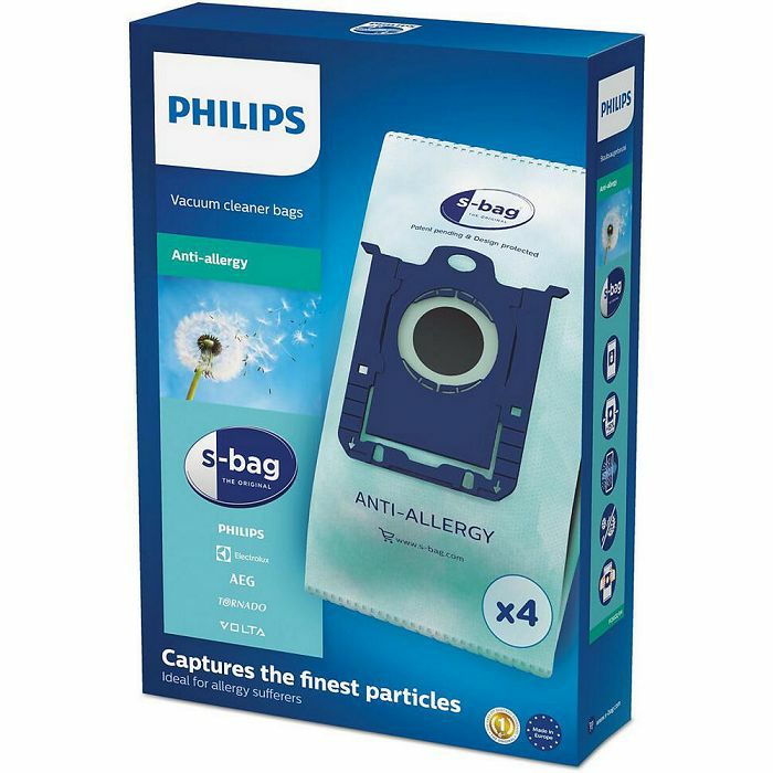 Vrećice za usisavač Philips s-bag FC8022/04, antialergijske, 4 komada