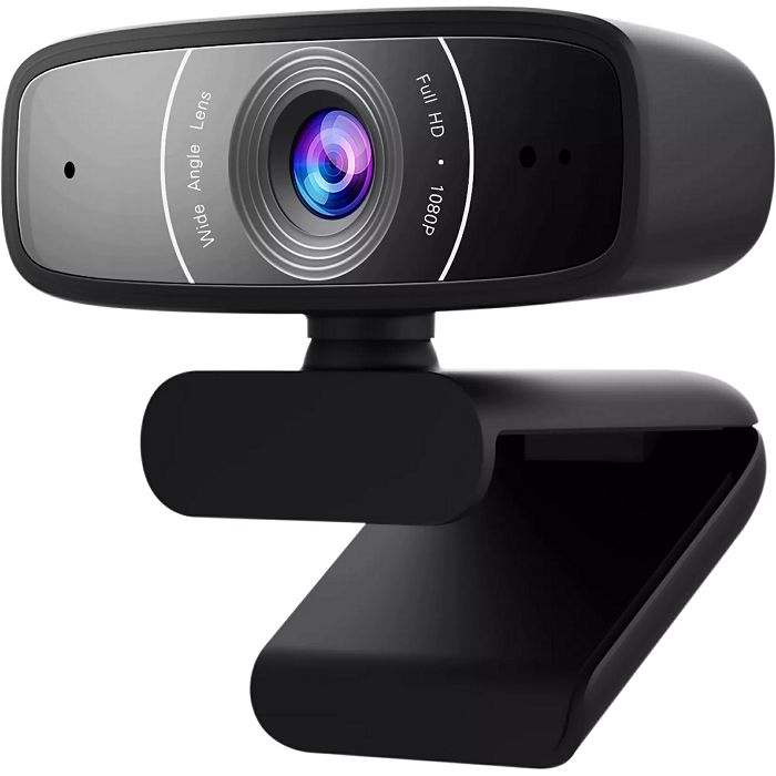 Web kamera Asus C3, Full HD, 1080p 30fps, 2MP, crna, 90YH0340-B2UA00 