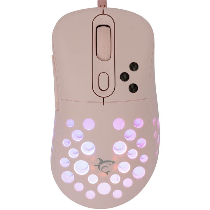 Miš White Shark GM-5013 Azrael, žičani, gaming, 12800DPI, RGB,  rozi