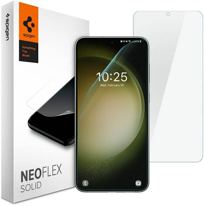 Zaštitna folija za mobitel Spigen Film Neo Flex Solid, za Samsung Galaxy S23, 2 komada